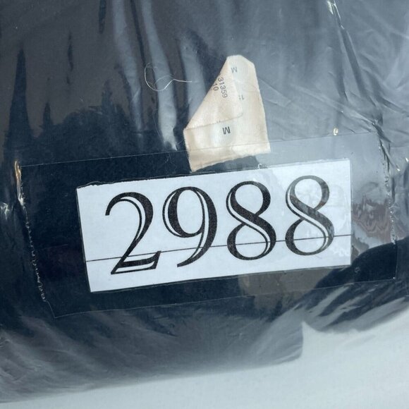 J.Crew Womens Medium Black Wool/Nylon/Cashmere Blend Ribbed Collar Sweater 2988 - Picture 7 of 7